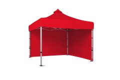 CLK 3x3 Katlanabilir Tente Gazebo Portatif Çadır 30 mm 2 Yan Kapalı