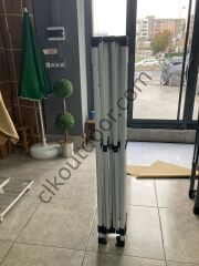 CLK 3x3 Katlanabilir Tente Gazebo Portatif Çadır 30 mm 2 Yan Pencereli 1 Yan Aksesuarsız 1 Yan Kapılı