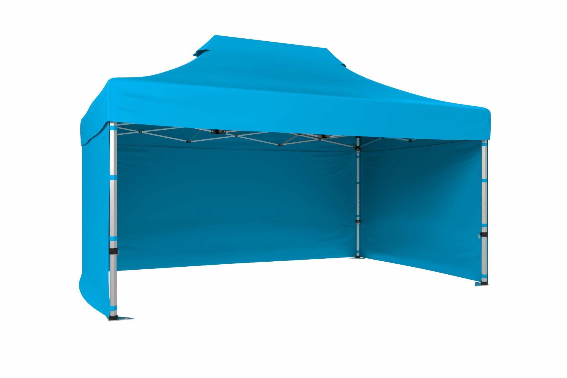 CLK 3x4,5 40 mm Katlanabilir Tente Gazebo Çadır Gazebo Çadır 3 Yan Kapalı