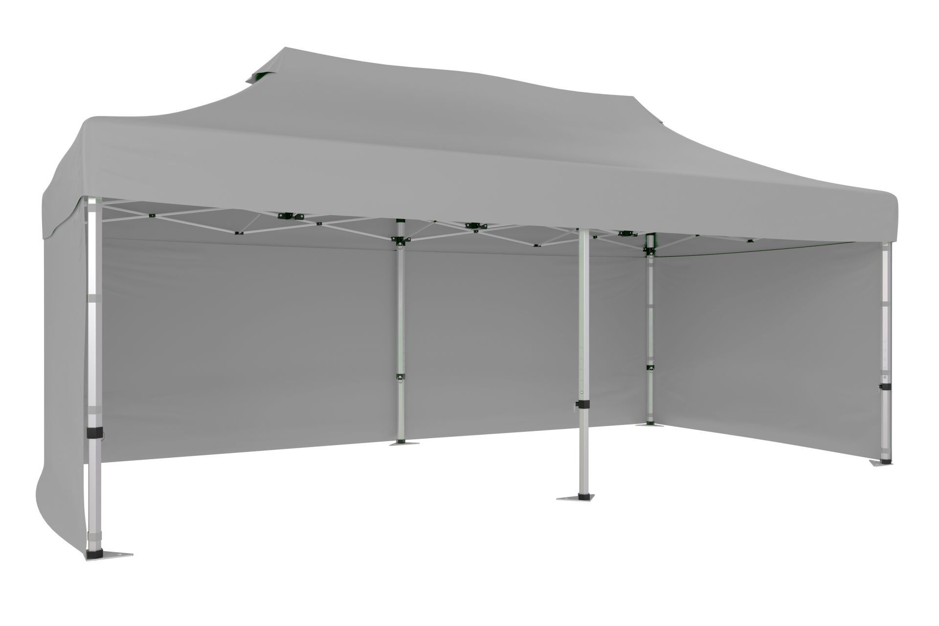 CLK 2x4 mt 40mm Alüminyum Katlanabilir Tente Gazebo Çadır 3 Yan Kapalı