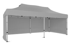 CLK 2x4 mt 40mm Alüminyum Katlanabilir Tente Gazebo Çadır 3 Yan Kapalı