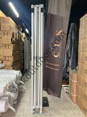 CLK 5x5 52mm Kalın Gazebo Katlanabilir Tente Gazebo Çadır 2 Yan Pencereli 1 Yan Aksesuarsız 1 Yan Kapı ve Pencereli