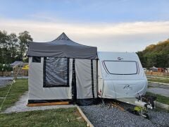 CLK 3x4,5 mt Karavan Çadırı Kış Bahçesi 40 mm Alüminyum Profil Portatif Katlanabilir Tente