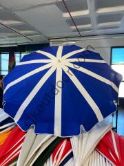 CLK 200/10 Çap 200 Lacivert Otel Plaj Bahçe Balkon Havuz Şemsiyesi