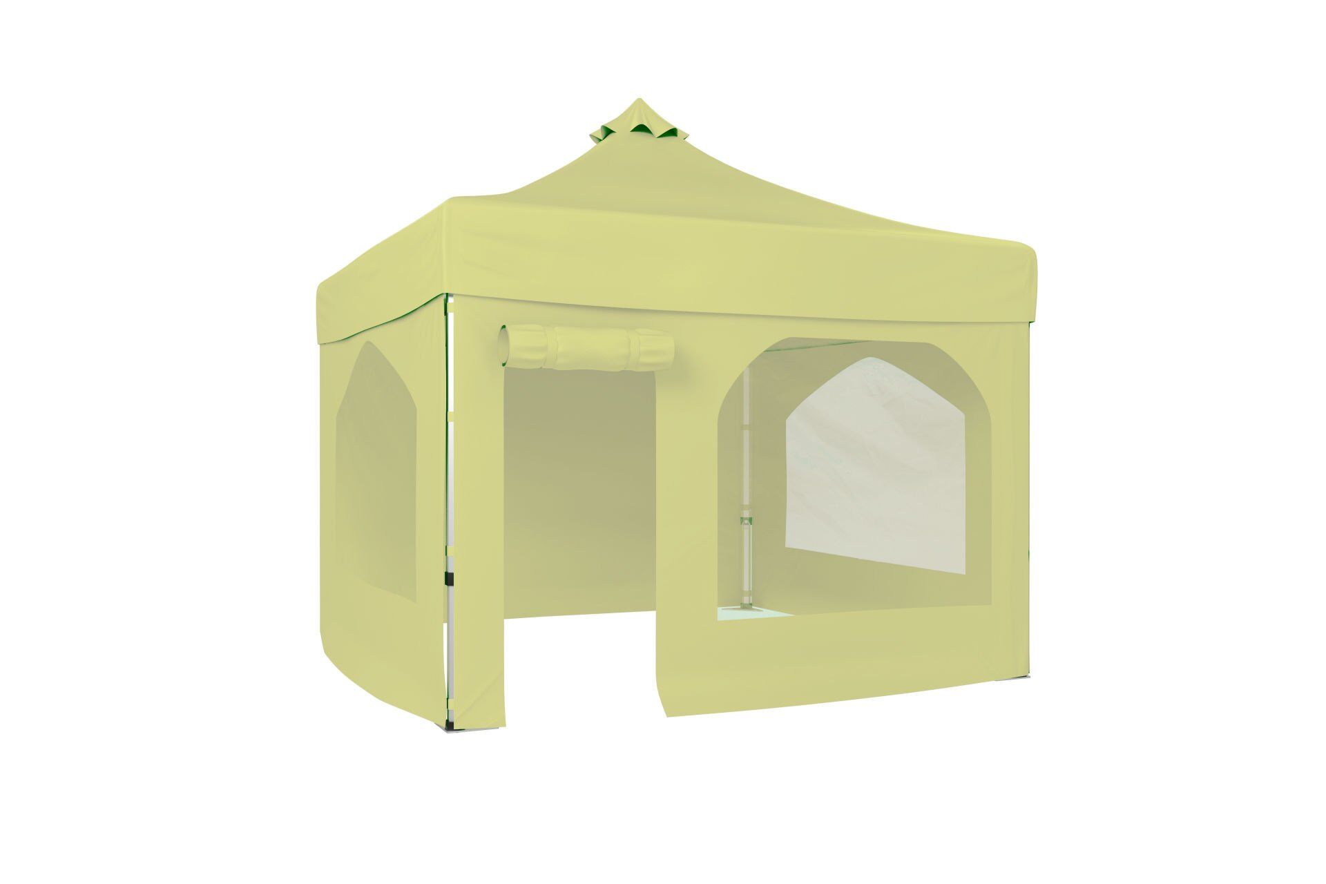 CLK 4x4 40 mm Katlanabilir Tente Gazebo Çadır Gazebo Çadır 2 Yan Pencereli 1 Yan Aksesuarsız 1 Yan Kapı ve Pencereli