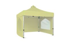 CLK 4x4 40 mm Katlanabilir Tente Gazebo Çadır Gazebo Çadır 3 Yan Duvarlı 2 Pencereli