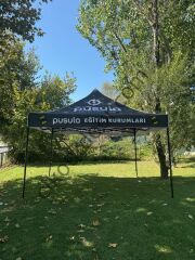 CLK 4x4 mt Tavan Logo Baskılı Gazebo Katlanabilir Tente Stand Tanıtım Fuar Çadırı