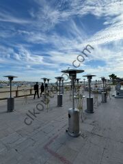 CLK Palmiye Soba Kiralık Tüplü Mantar Şapkalı Ortam Bahçe Isıtıcısı Kiralama