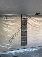 CLK 3x6 Verendalı 30 mm Profil Katlanır Portatif Gazebo Kamp Çadır Antrasit Gri