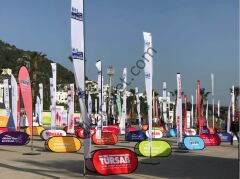 CLK 60x120cm Katlanır Pop Up Yatay Kumaş A Pano