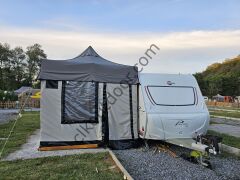 CLK 3x4,5 mt 30 mm Eko Seri Karavan Çadırı Kış Bahçesi Portatif Katlanabilir Tente