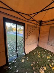 CLK 3x4,5 mt Eko 40mm Karavan Çadırı Portatif Katlanabilir Gazebo Tente Kış Bahçesi