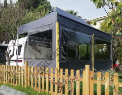 CLK 3x6 mt Eko 40 mm Çelik Karavan Çadırı Kış Bahçesi Portatif Katlanabilir Profil
