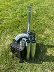 CLK Outdoor Kamp Çadır Sobası Camlı Model