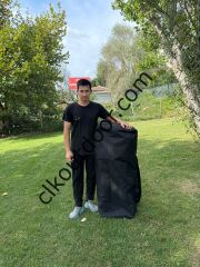 CLK 3x3 mt 40 mm Kısa Bagaj Boy 115 cm Gazebo Portatif Kamp Çadırı Antrasit Gri