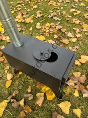 CLK Outdoor Kuzineli Kamp Sobası Dekoratif Camlı Model