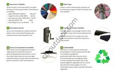 CLK 3,5x3,5 Metre Saçaklı Eko Model Krank Sistem Teleskopik Şemsiye Q80 Profil