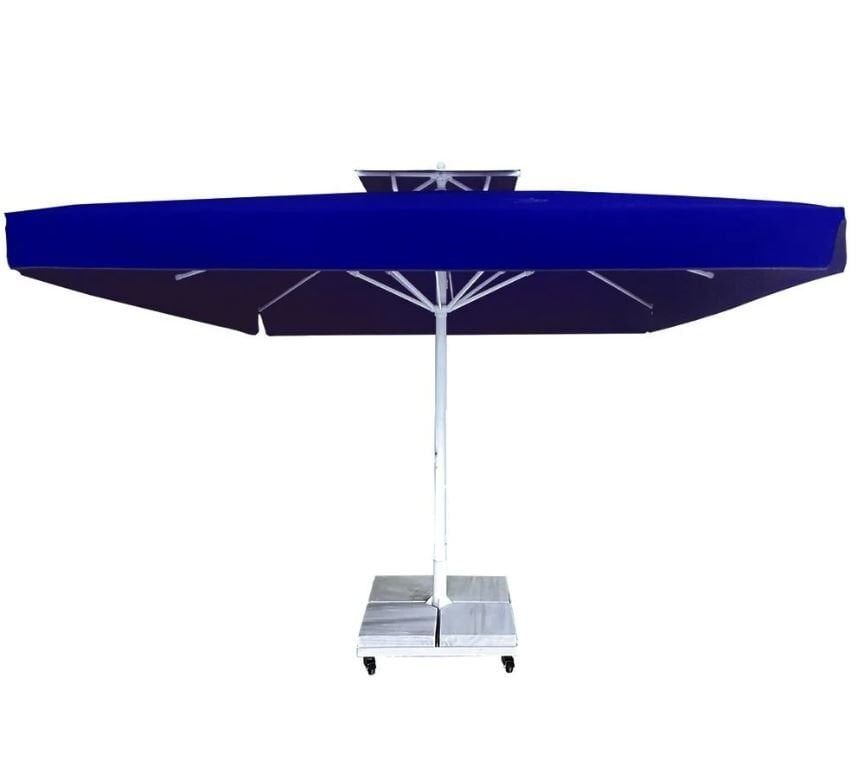 CLK 3x3 Metre Saçaklı LUX Model Krank Sistem Teleskopik Şemsiye Q90 Profil