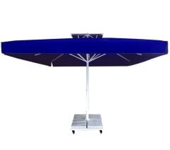 CLK 3x3 Metre Saçaklı LUX Model Krank Sistem Teleskopik Şemsiye Q90 Profil