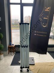 CLK 3x4,5 mt 30 mm İskelet Gazebo Portatif Kamp ve Karavan Çadırı Katlanabilir Tente Gri