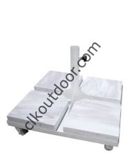 CLK 3,5x3,5 Metre Bacalı Mega Q60 Şemsiye Bahçe Cafe Havuz Otel Restorant Şemsiyeleri