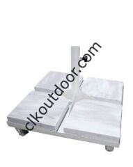 CLK 4 Metre Yuvarlak Mega Q60 Şemsiye Bahçe Cafe Havuz Otel Restorant Şemsiyeleri