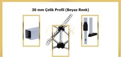 CLK 4x6 40 mm Katlanabilir Tente Gazebo Çadır Gazebo Çadır 1 Tam Duvar 3 Yarım Duvar