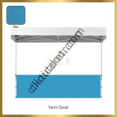 CLK 4x6 40 mm Katlanabilir Tente Gazebo Çadır Gazebo Çadır 1 Tam Duvar 3 Yarım Duvar