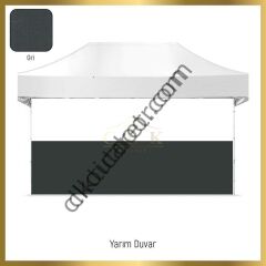CLK 4x8 40 mm Katlanabilir Tente Gazebo Çadır Gazebo Çadır 1 Tam Duvar 2 Yarım Duvar