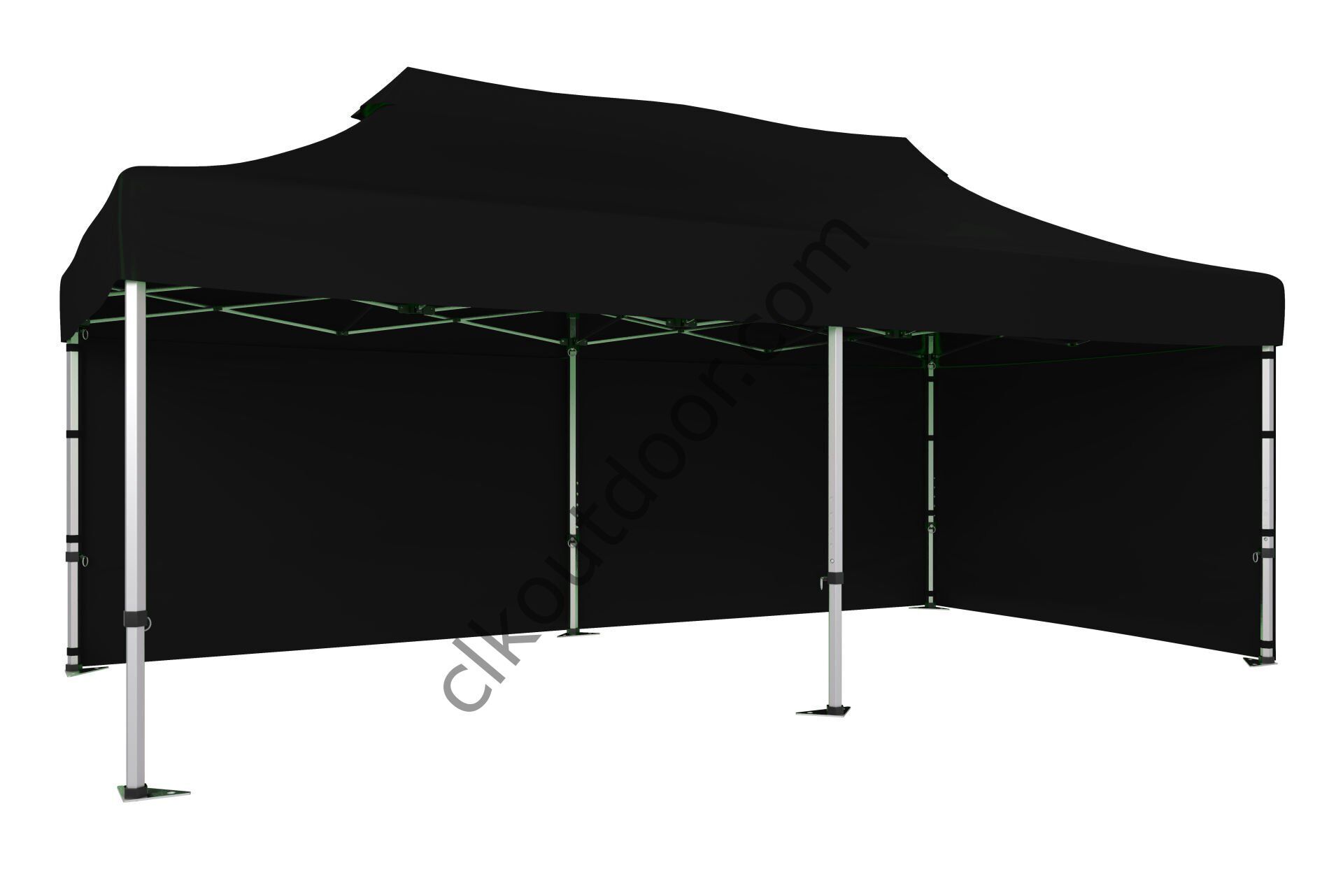 CLK 4x8 40 mm Katlanabilir Tente Gazebo Çadır Çardak Portatif 2 Yan Kapalı