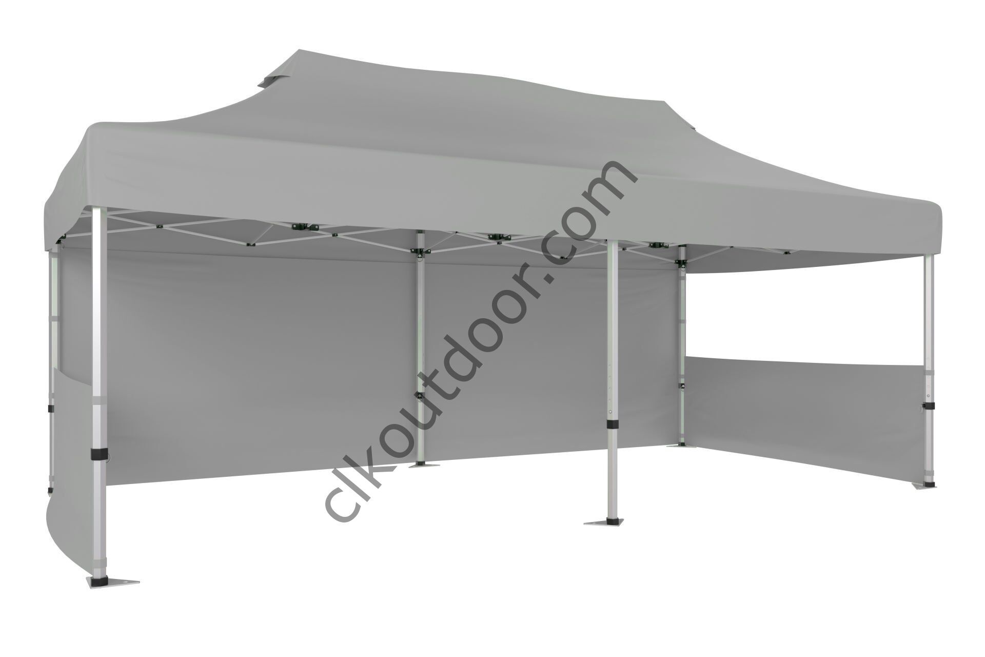 CLK 2x4 mt 40mm Alüminyum Katlanabilir Tente Gazebo Çadır 1 Tam Duvar 2 Yarım Duvar