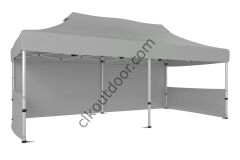 CLK 2x4 mt 40mm Alüminyum Katlanabilir Tente Gazebo Çadır 1 Tam Duvar 2 Yarım Duvar