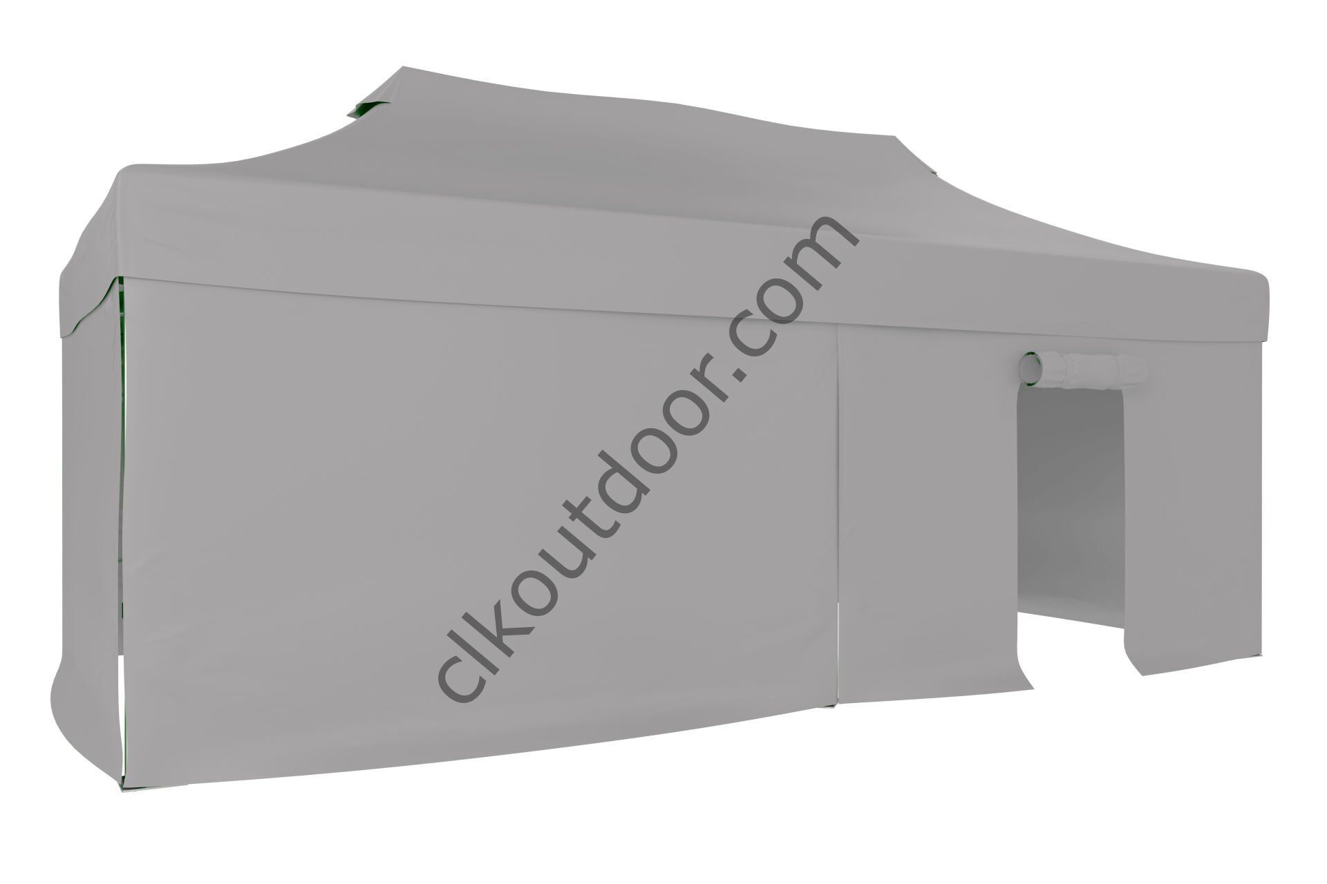 CLK 2x4 mt 40mm Alüminyum Katlanabilir Tente Gazebo Çadır 3 Yan Kapalı 1 Kapılı